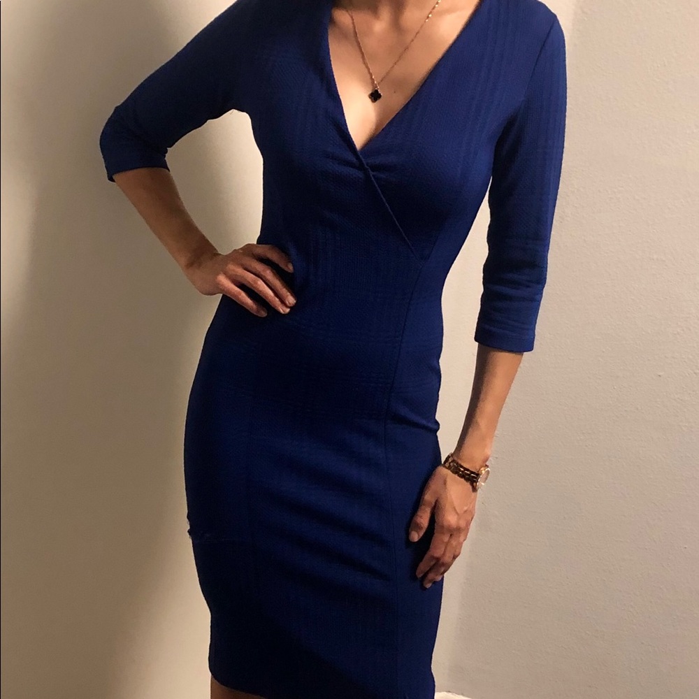 Blue Mid length Dress